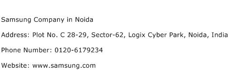 Samsung Company in Noida Address Contact Number