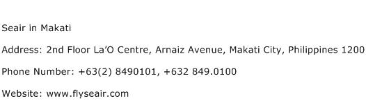 Seair in Makati Address Contact Number