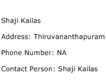 Shaji Kailas Address Contact Number