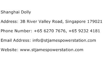 Shanghai Dolly Address Contact Number
