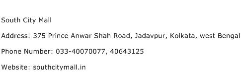 South City Mall Address Contact Number