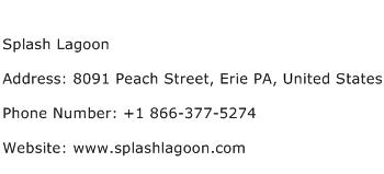 Splash Lagoon Address Contact Number