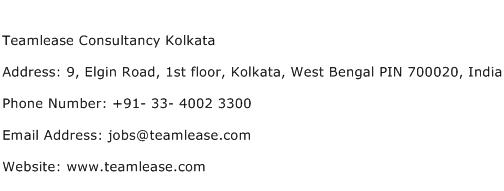 Teamlease Consultancy Kolkata Address Contact Number