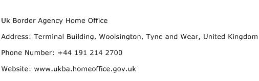 Uk Border Agency Home Office Address Contact Number
