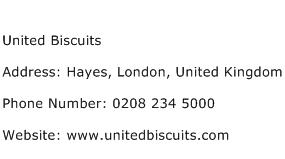 United Biscuits Address Contact Number