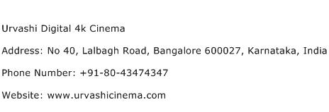 Urvashi Digital 4k Cinema Address Contact Number