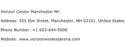 Verizon Center Manchester Nh Address Contact Number