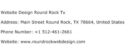 Website Design Round Rock Tx Address Contact Number