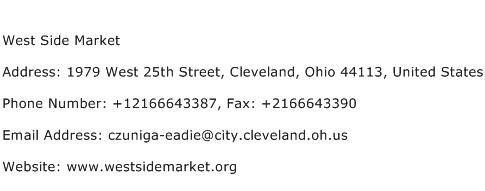 West Side Market Address Contact Number