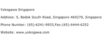 Yokogawa Singapore Address Contact Number