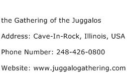 the Gathering of the Juggalos Address Contact Number